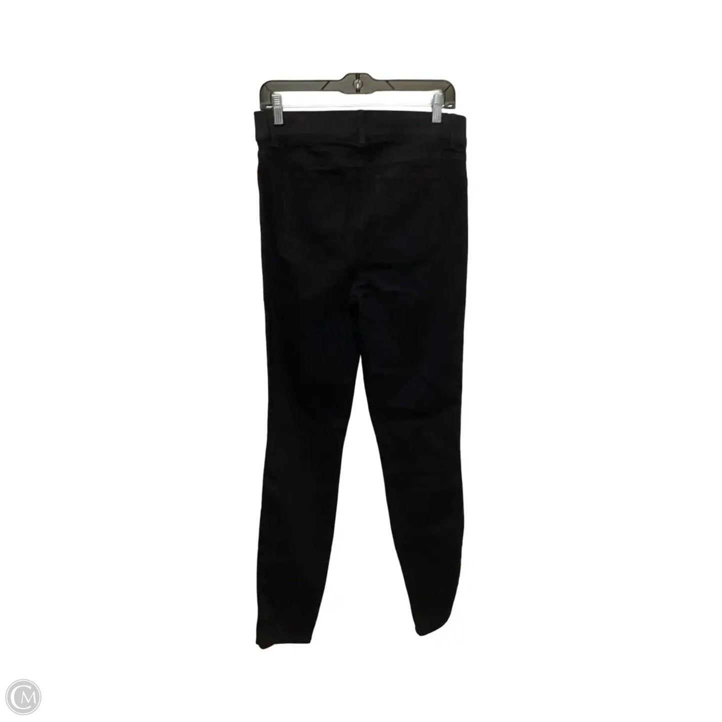 Jeans Skinny By Spanx In Black Denim, Size: L