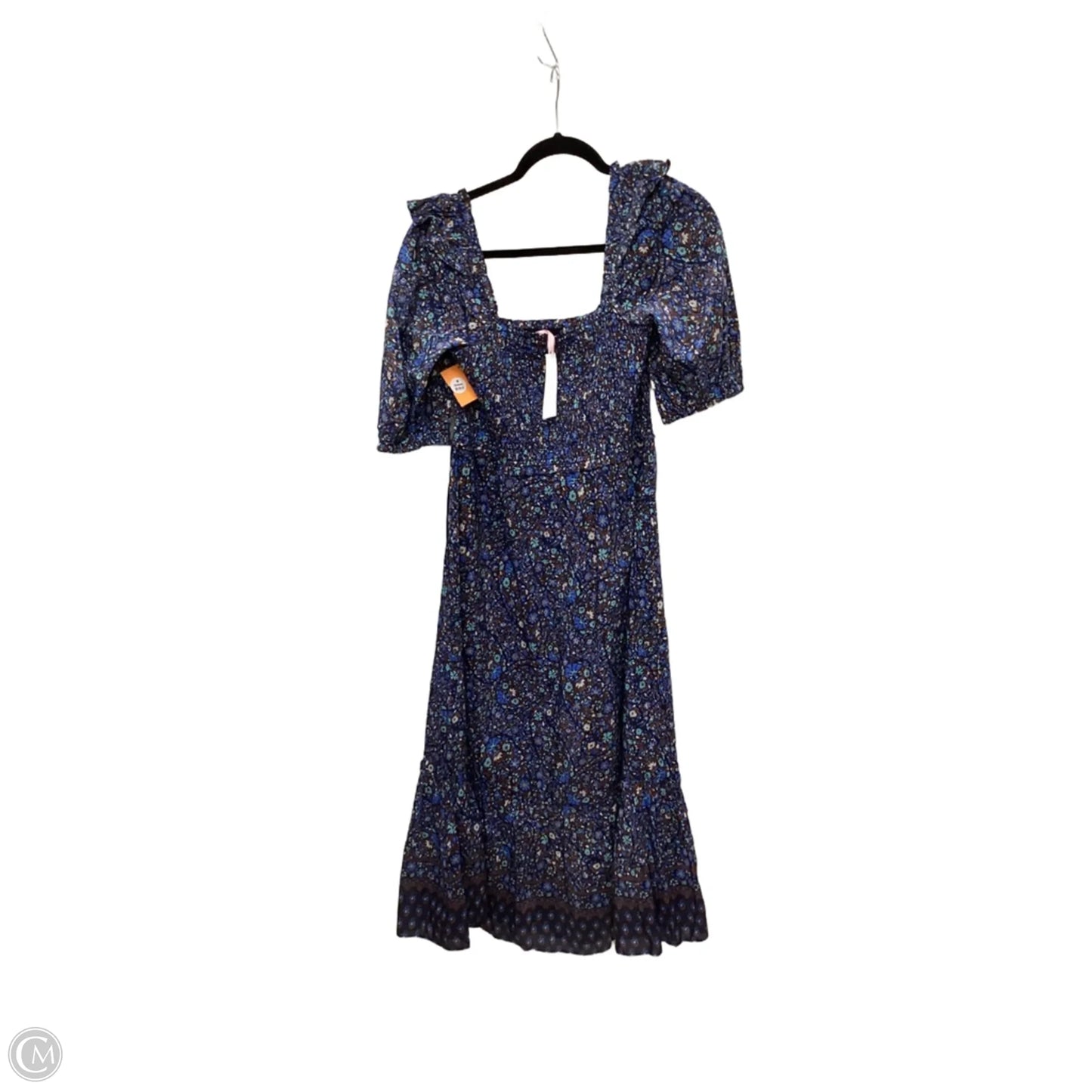 Dress Casual Midi By Vineyard Vines In Blue, Size: L
