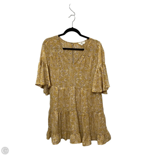 Dress Casual Short By Entro In Yellow, Size: S