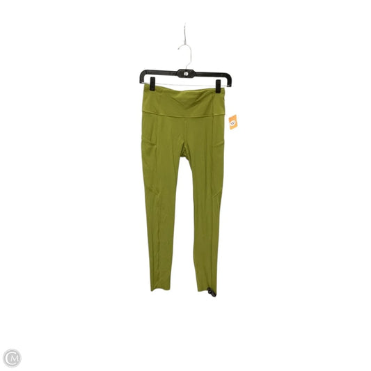 Athletic Leggings By Lululemon In Green, Size: 6