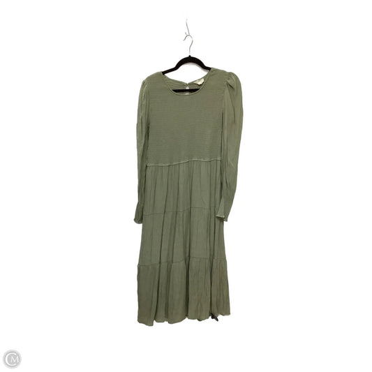 Dress Casual Maxi By Clothes Mentor In Green, Size: 1x
