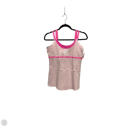 Athletic Tank Top By Lululemon In Pink, Size: 12