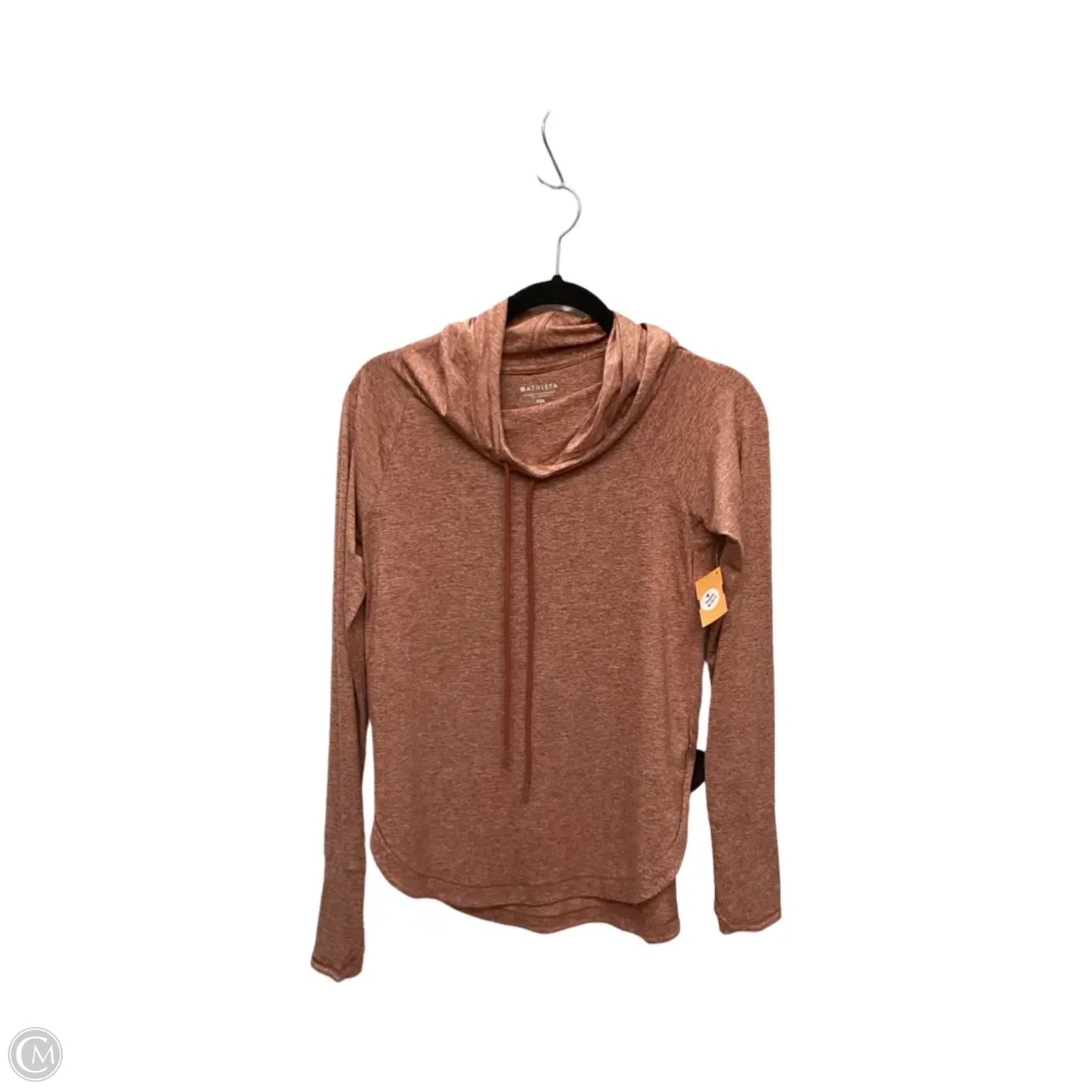 Athletic Jacket By Athleta In Orange, Size: Xxs