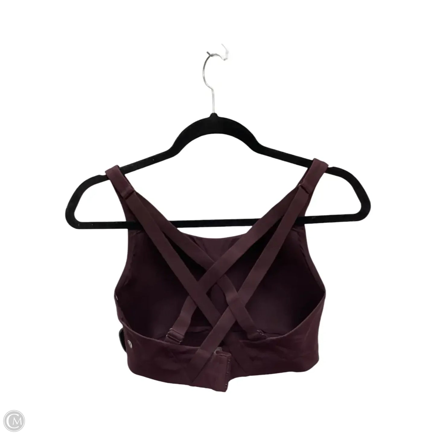 Athletic Bra By Lululemon In Maroon, Size: S