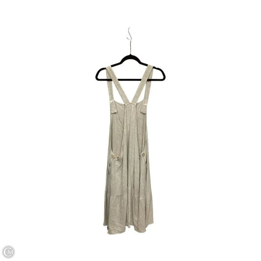 Dress Casual Maxi By Oddi In Beige, Size: 2x