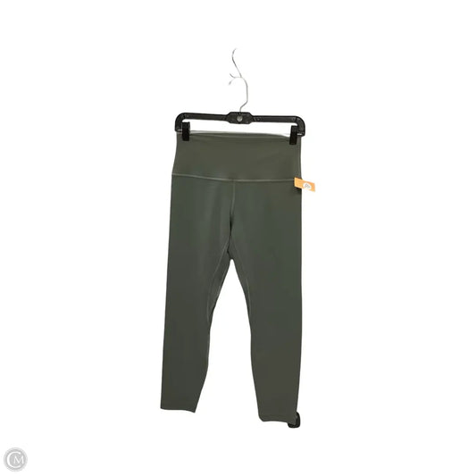 Athletic Leggings By Lululemon In Green, Size: 8