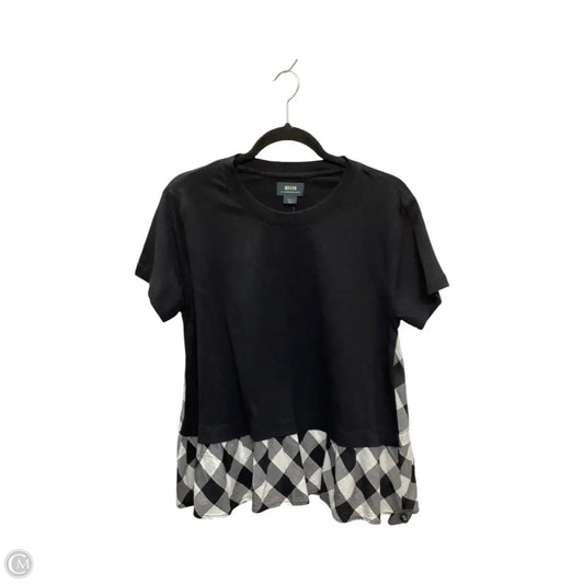 Top Short Sleeve By Maeve In Black, Size: S