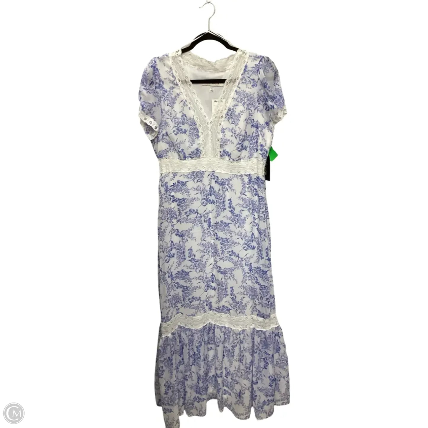 Dress Casual Maxi By Taylor In Blue, Size: 14