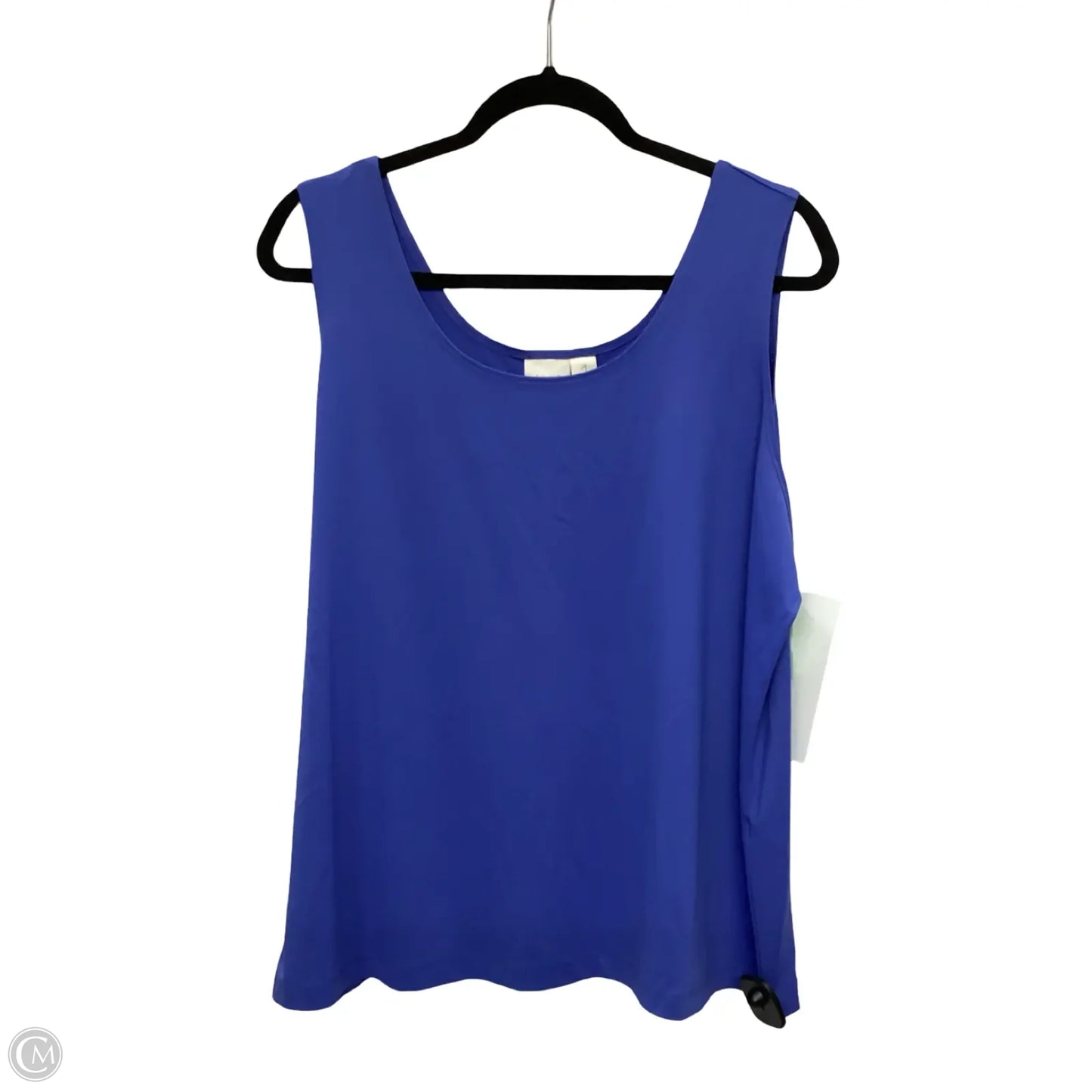 Top Sleeveless Basic By Chicos In Blue, Size: Xxl