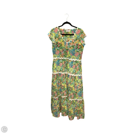 Dress Casual Maxi By Clothes Mentor In Multi-colored, Size: M