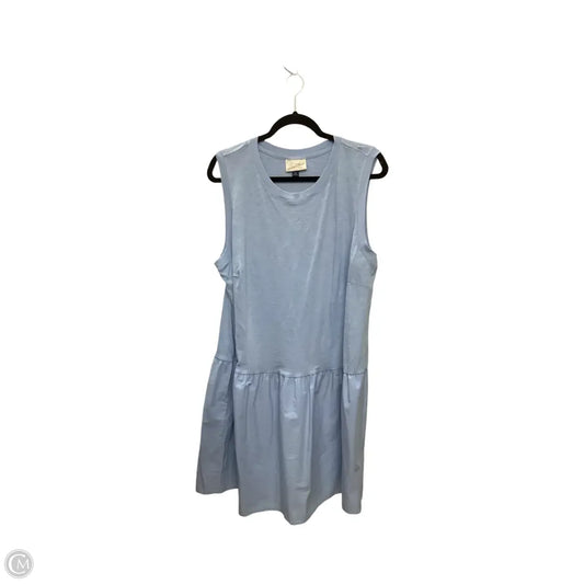 Dress Casual Short By Universal Thread In Blue, Size: Xxl
