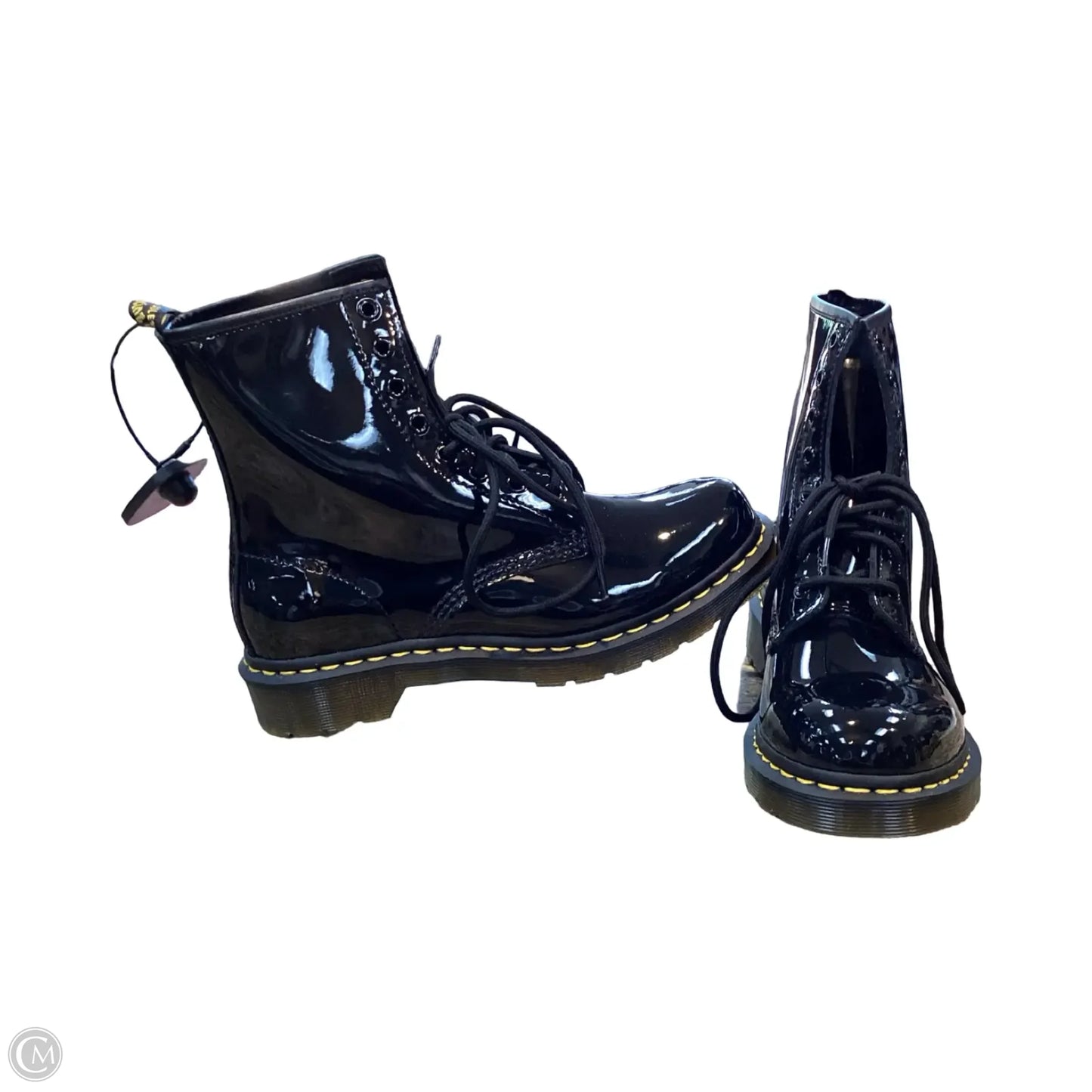 Boots Ankle Heels By Dr Martens In Black, Size: 7