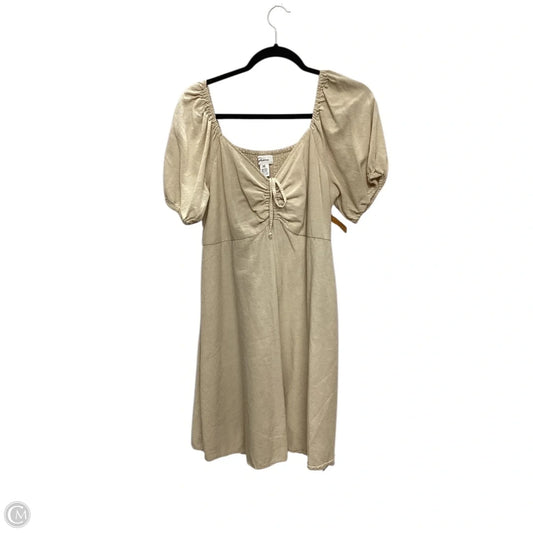 Dress Party Short By Japna In Cream, Size: Xl