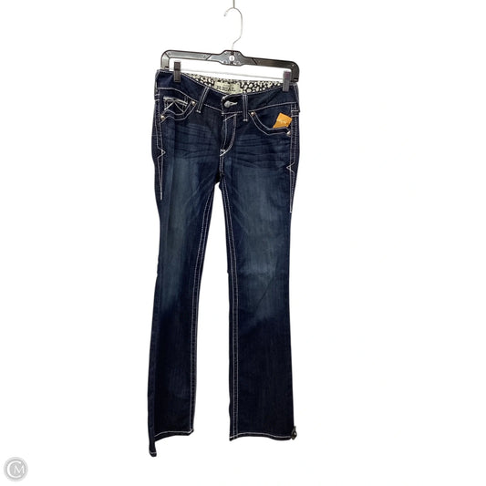 Jeans Flared By Ariat In Blue Denim, Size: 6