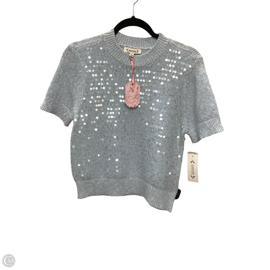 Sweater Short Sleeve By Nanette By Nanette Lepore In Blue, Size: S