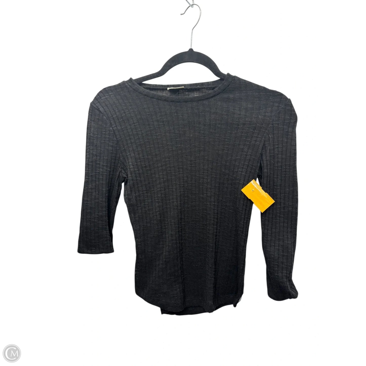 Top 3/4 Sleeve By Free People In Black, Size: Xs