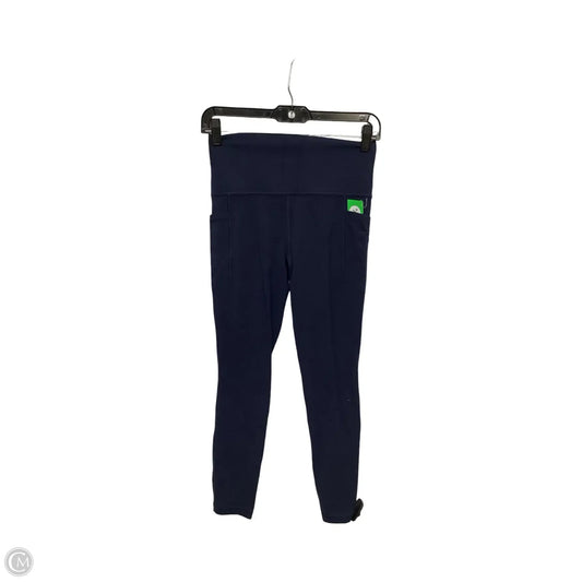 Athletic Leggings By Athleta In Navy, Size: S