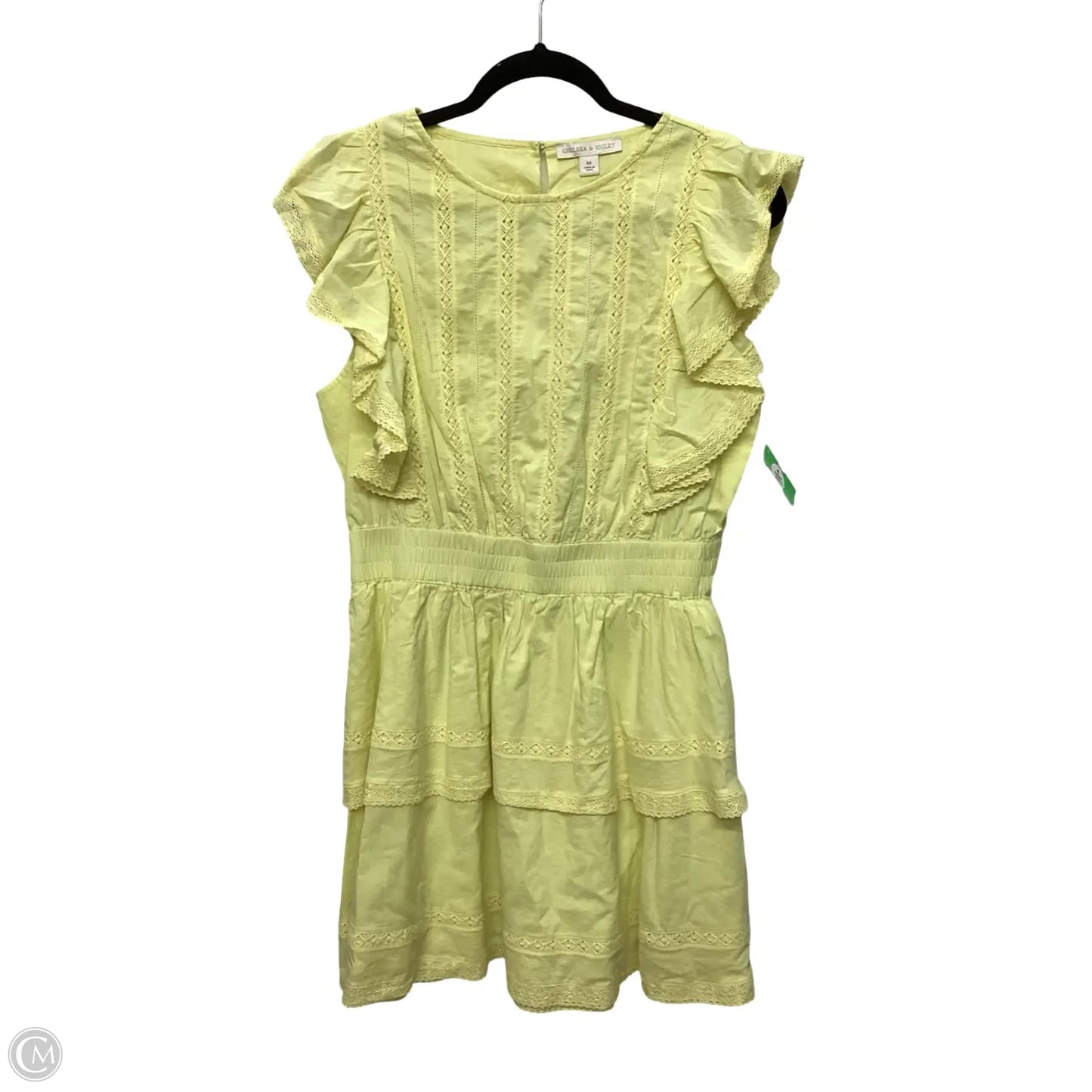 Dress Casual Short By Chelsea And Violet In Yellow, Size: M