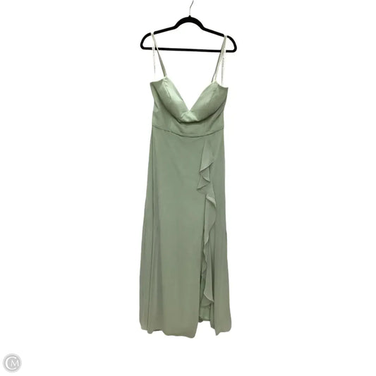 Dress Party Long By Azazie In Green, Size: 12