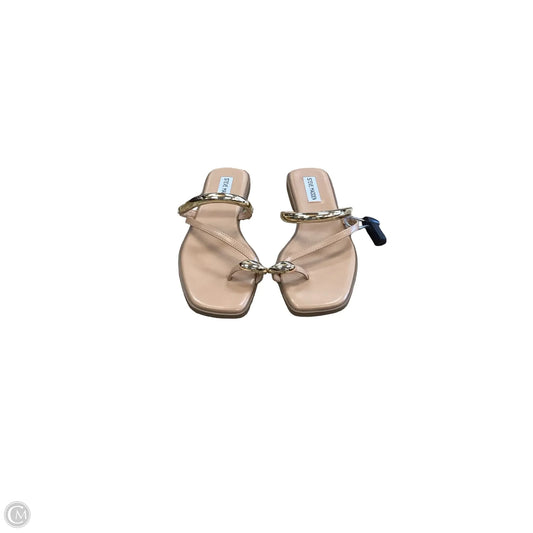 Sandals Flats By Steve Madden In Tan, Size: 8