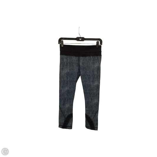 Athletic Leggings Capris By Lululemon In Grey, Size: 4