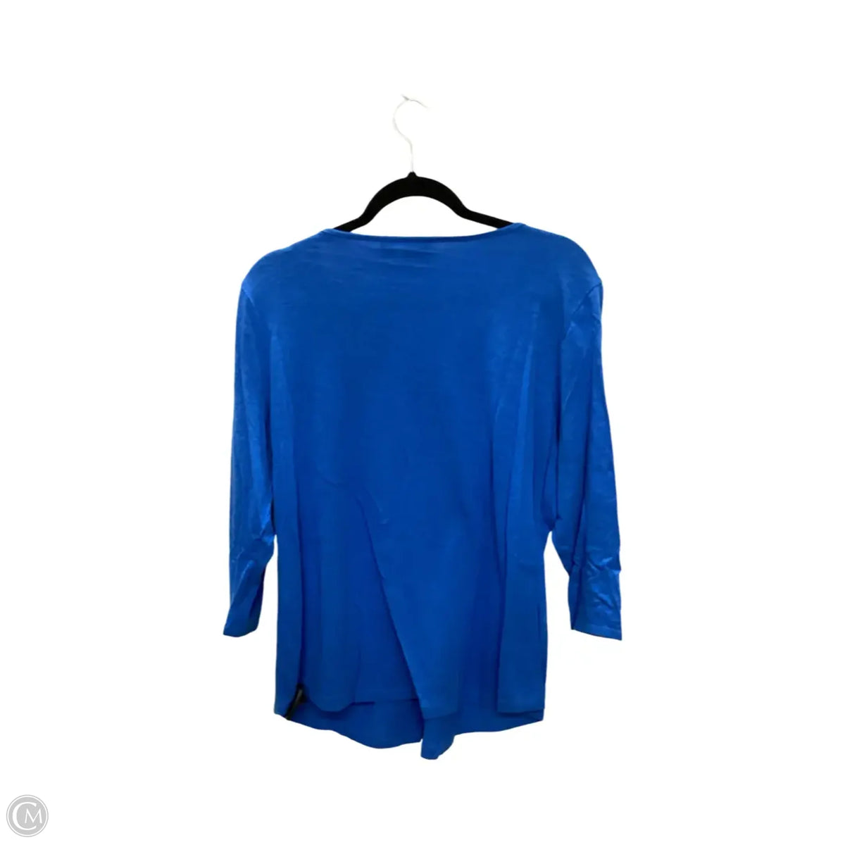 Top Long Sleeve Basic By Chicos In Blue, Size: L