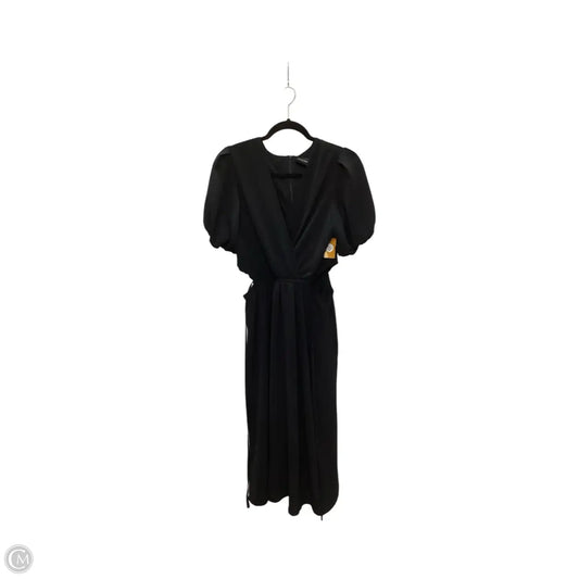 Dress Casual Midi By Maison Tara In Black, Size: 10
