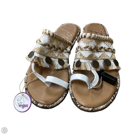 Sandals Flats By Blowfish In Tan, Size: 8