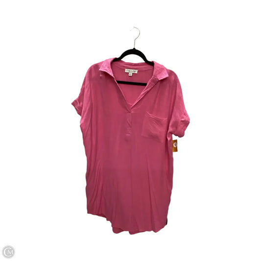 Dress Casual Short By She + Sky In Pink, Size: L