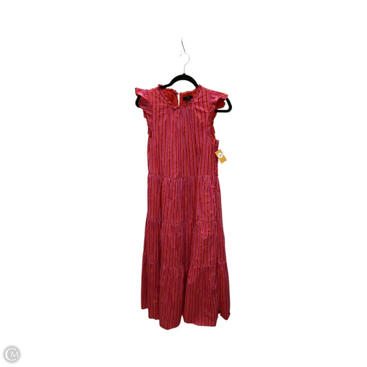 Dress Casual Maxi By J. Crew In Red, Size: M