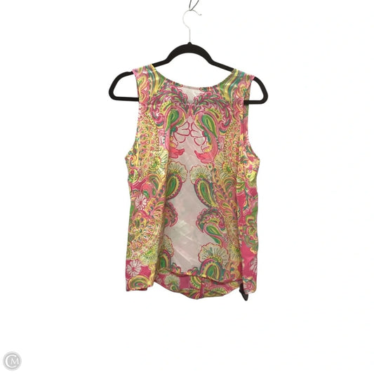 Top Sleeveless Designer By Lilly Pulitzer In Multi-colored, Size: L
