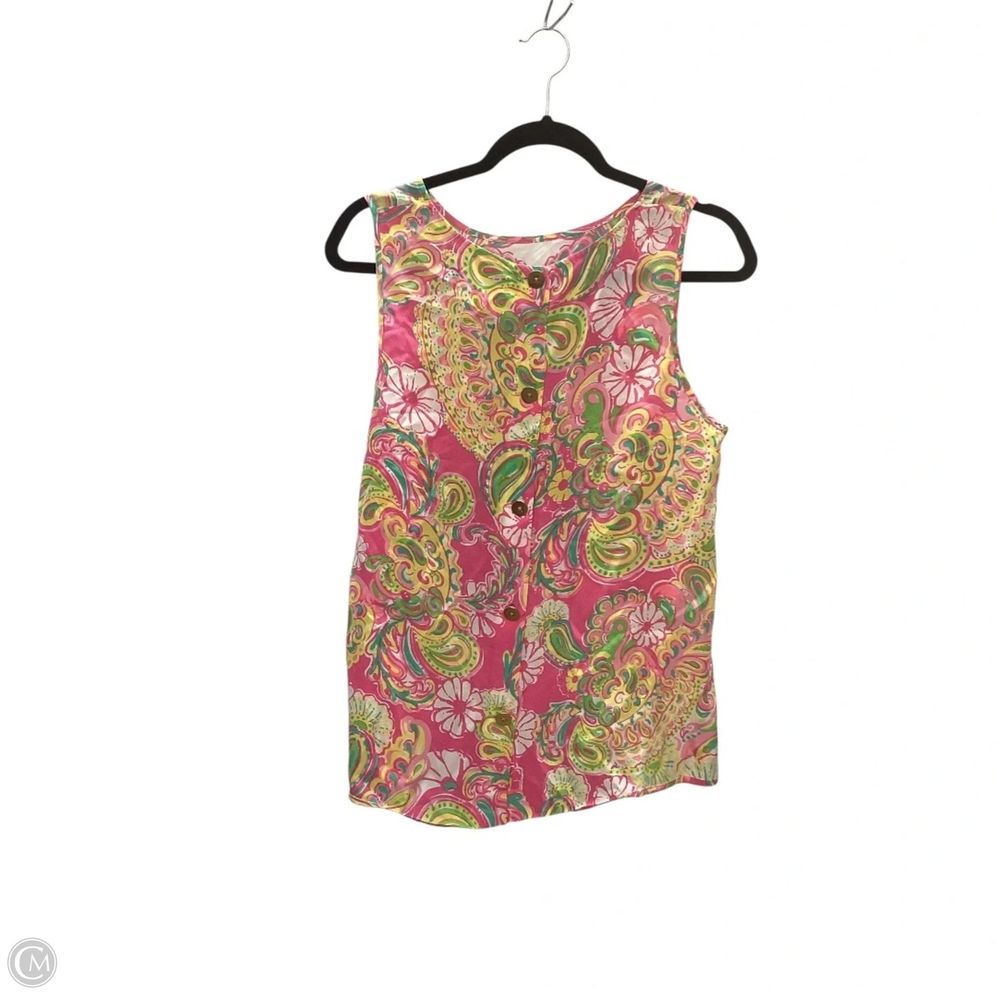 Top Sleeveless Designer By Lilly Pulitzer In Multi-colored, Size: L