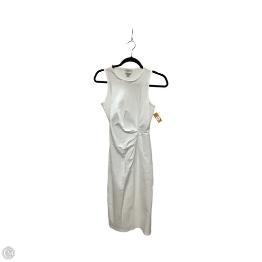 Dress Casual Midi By A New Day In White, Size: Xs