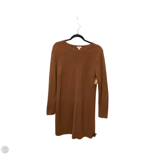 Dress Sweater By J. Jill In Brown, Size: Mp