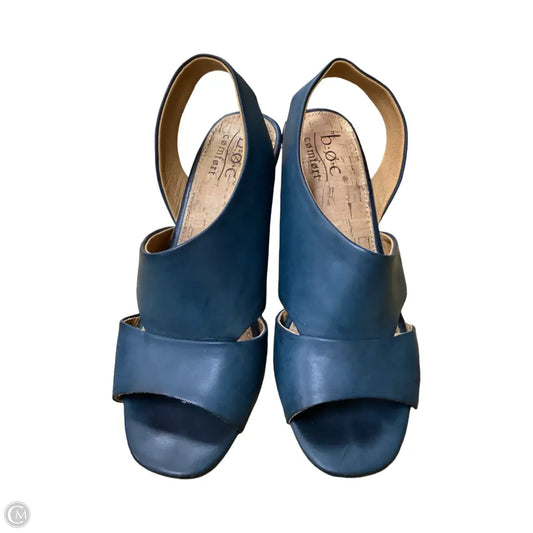 Shoes Heels Block By Boc In Blue, Size: 7