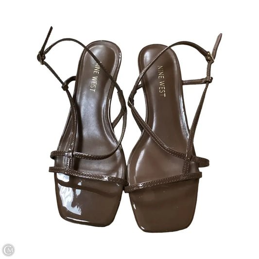 Shoes Heels Stiletto By Nine West In Brown, Size: 6.5