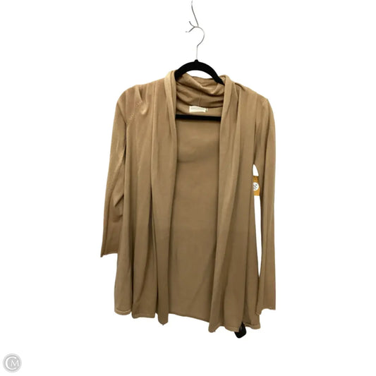 Cardigan By Dreamers In Tan, Size: S
