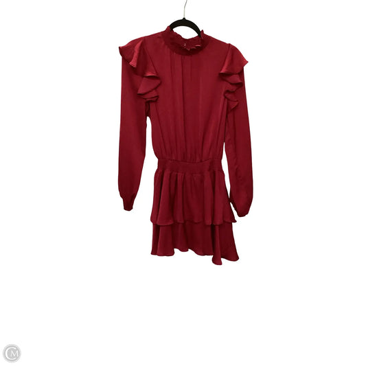 Dress Casual Short By Glam In Red, Size: S