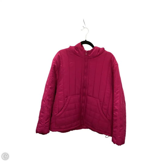 Jacket Puffer & Quilted By A New Day In Pink, Size: Xl