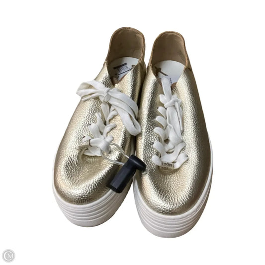 Shoes Sneakers Platform By Sam Edelman In Gold, Size: 9
