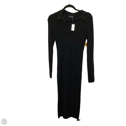 Dress Casual Maxi By Gap In Black, Size: Xs