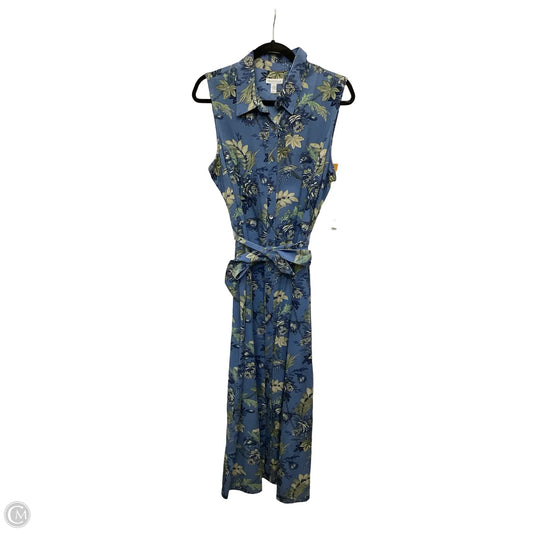 Dress Casual Maxi By Charter Club In Blue, Size: 16