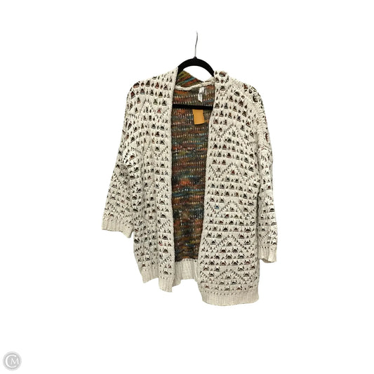 Cardigan By L Love In Cream, Size: S