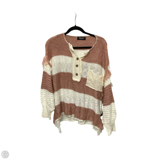 Sweater By Blue B In Pink, Size: S