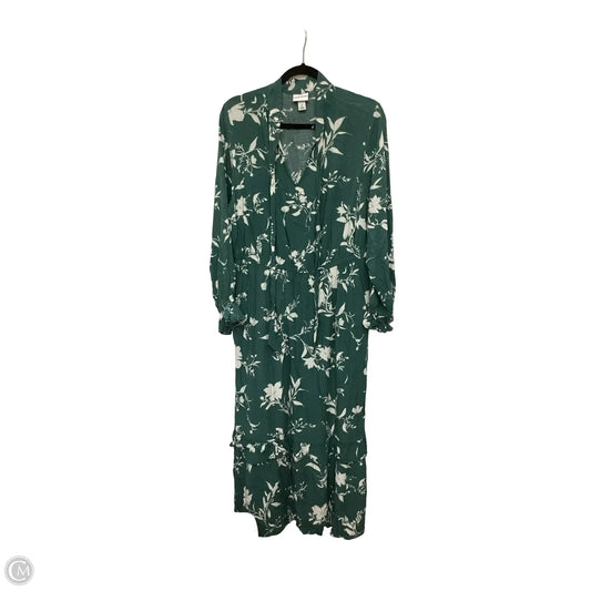 Dress Casual Maxi By Ava & Viv In Green, Size: 1x
