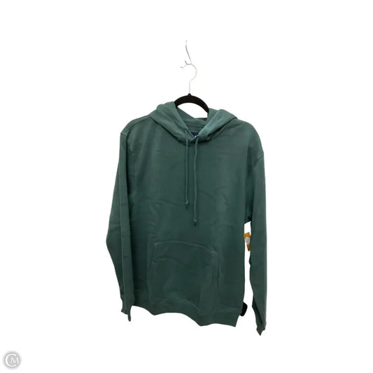 Sweatshirt Hoodie By Gap In Green, Size: M