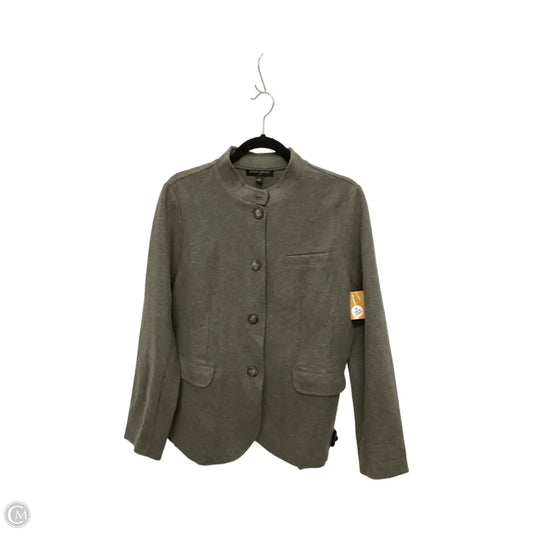 Jacket Fleece By Banana Republic In Green, Size: L