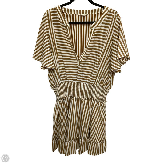 Dress Casual Short By Clothes Mentor In Striped Pattern, Size: 1x