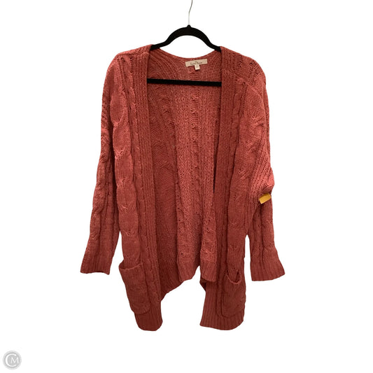 Cardigan By Love Tree In Orange, Size: S
