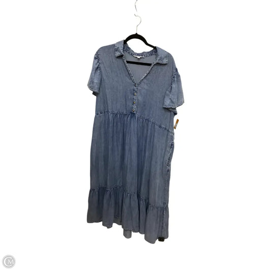 Dress Casual Short By Jane And Delancey In Blue, Size: 2x